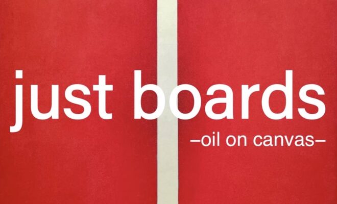 【10/7～12開催】just boards −oil on canvas−